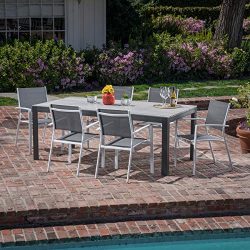 Hanover TUCSDN7PC-WHT, Gray Outdoor Furniture