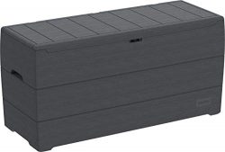 Duramax 86600 Resin Outdoor Storage Deck Box, Gray