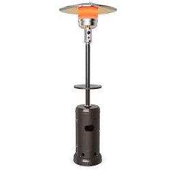 Tangkula Patio Heater, 87 inches Tall Floor Standing Outdoor Propane Heater, 48,000 BTU Patio He ...