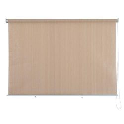 PHI VILLA Outdoor Patio Sun Shade Roller Shade 6ft by 6ft Wheat