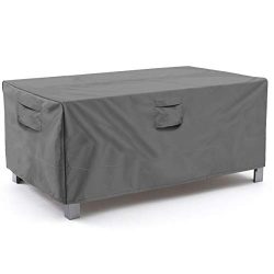 Vailge Veranda Rectangular/Oval Patio Table Cover, Heavy Duty and Waterproof Outdoor Lawn Patio  ...