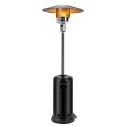 Bathonly Environmentally Safe Patio Heaters Garden Heater with Wheels for Moving Around, Tilt Au ...