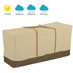 willstar Outdoor Patio Cushion Storage Bag Heavy Duty 600D Waterproof with Rust Proof Zipper, St ...