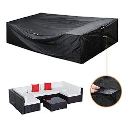 Patio Furniture Set Cover Outdoor Sectional Sofa Set Covers Outdoor Table and Chair Set Covers W ...