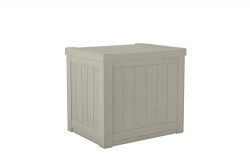 Suncast 22-Gallon Small Deck Box – Lightweight Resin Indoor/Outdoor Storage Container and  ...