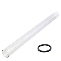 SUMNEW SGT-Glass Quartz Glass Tube Table Top Patio Heater Glass Tube with Neoprene Ring Silicon  ...