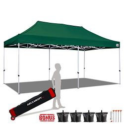 ABCCANOPY 10×20 Canopy Tent Pop up Canopy Outdoor Canopy Commercial Instant Shelter with Wh ...