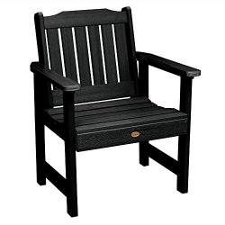 Highwood AD-CHGL1-BKE Lehigh Garden Chair, Black