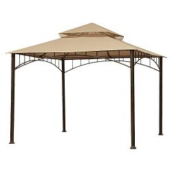 ABCCANOPY Gazebo Replacement Canopy roof for Target Madaga Gazebo (Beige)