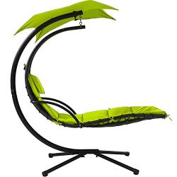 FDW Patio Chair Lounger Chair Hanging Chaise Floating Chaise Canopy Swing Lounge Chair Hammock A ...