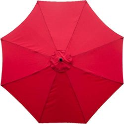 Sunnyglade 9ft Patio Umbrella Replacement Canopy Market Umbrella Top Outdoor Umbrella Canopy wit ...