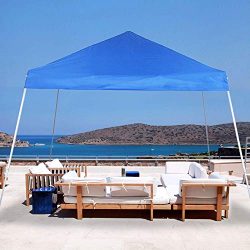 PHI VILLA 12’x12′ Slant Leg UV Block Sun Shade Canopy with Hardware Kits, Shade for  ...