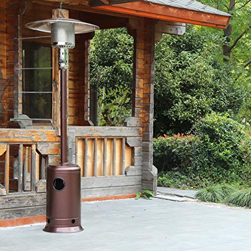FDW Bronze Garden Outdoor Patio Heater Propane Standing LP Gas Steel w